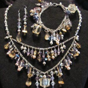 NECKLACE/BRACELET/EARRINGS Jewelry Set
